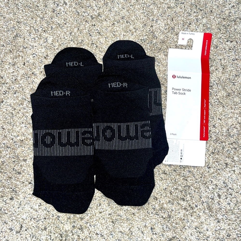 Lululemon Power Stride Tab Sock (2 pairs)